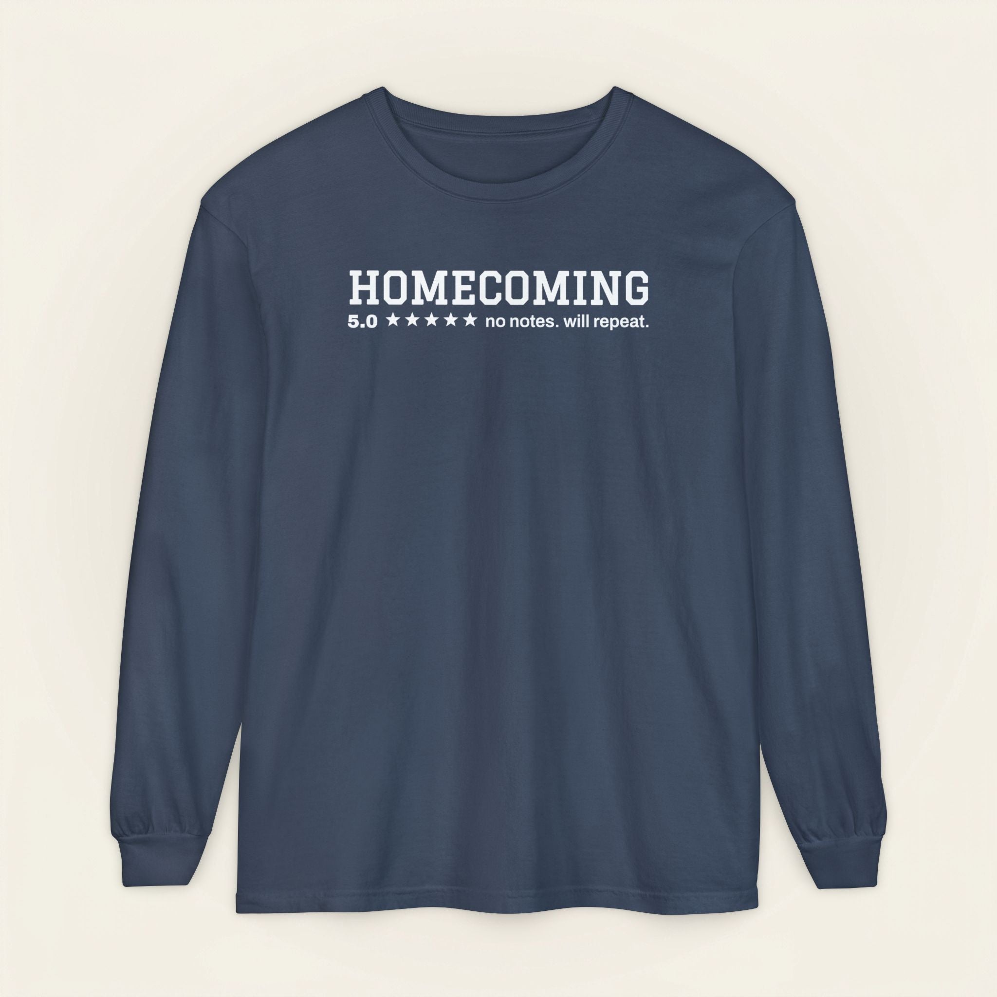 homecoming, five stars no notes, hbcu homecoming long sleeve shirt