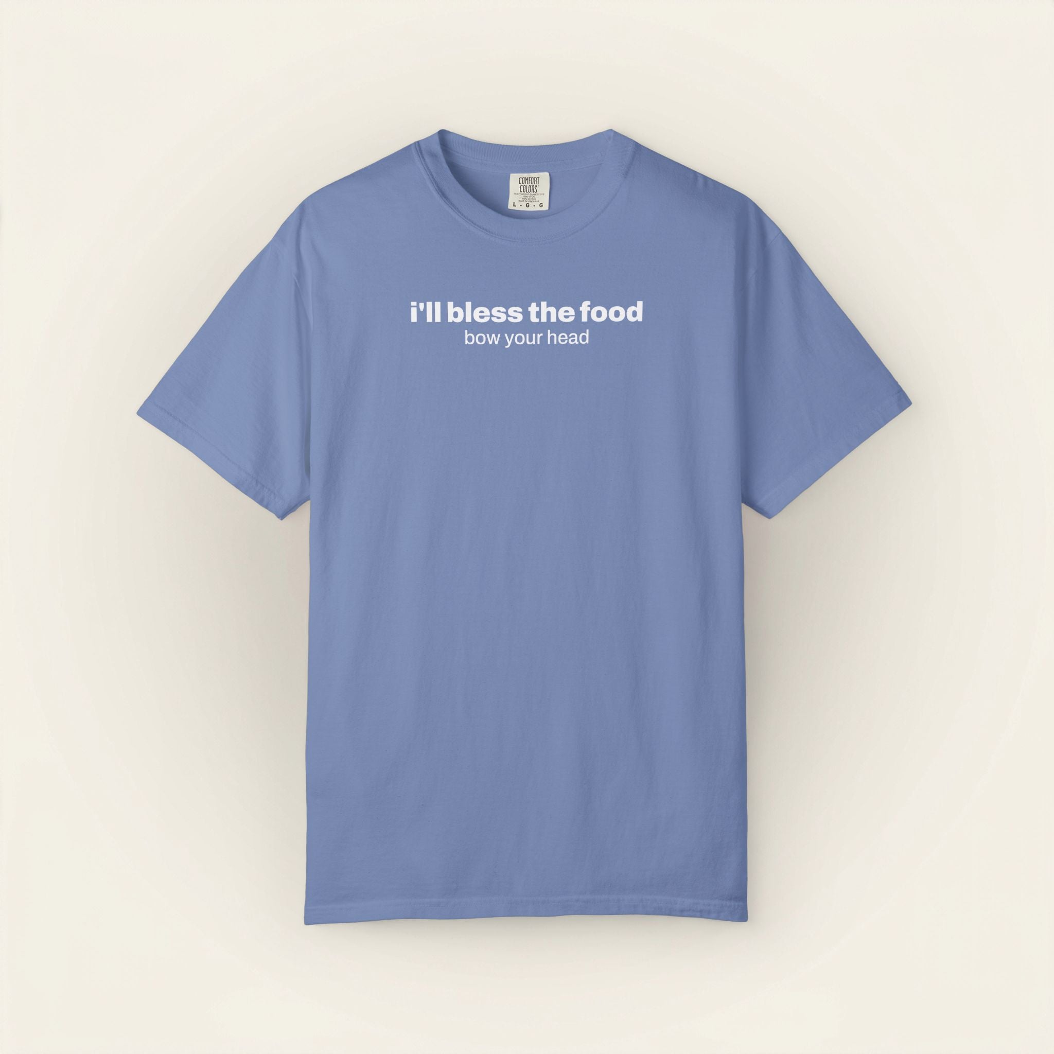 i'll bless the food, thanksgiving cookout t-shirt