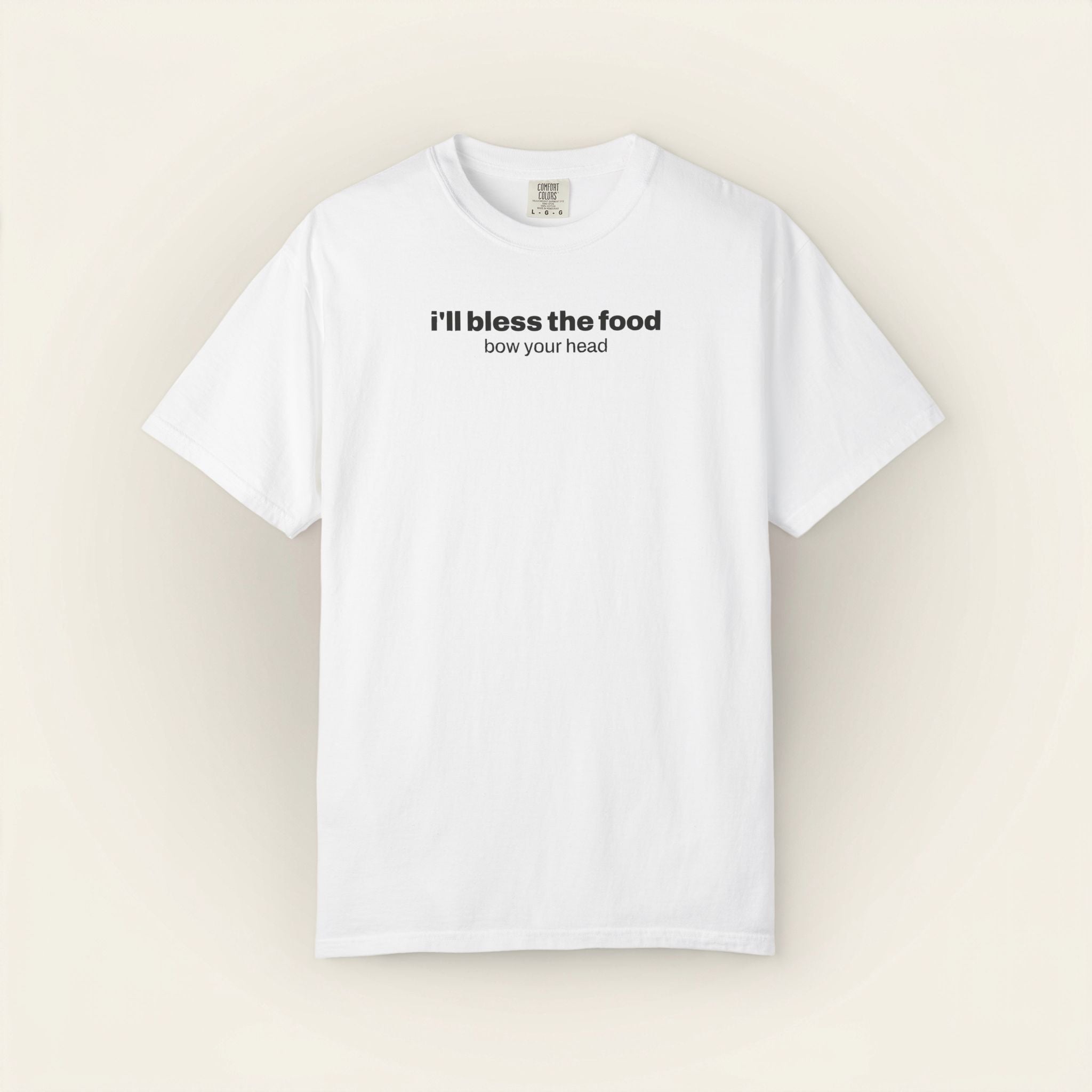 i'll bless the food, thanksgiving cookout t-shirt