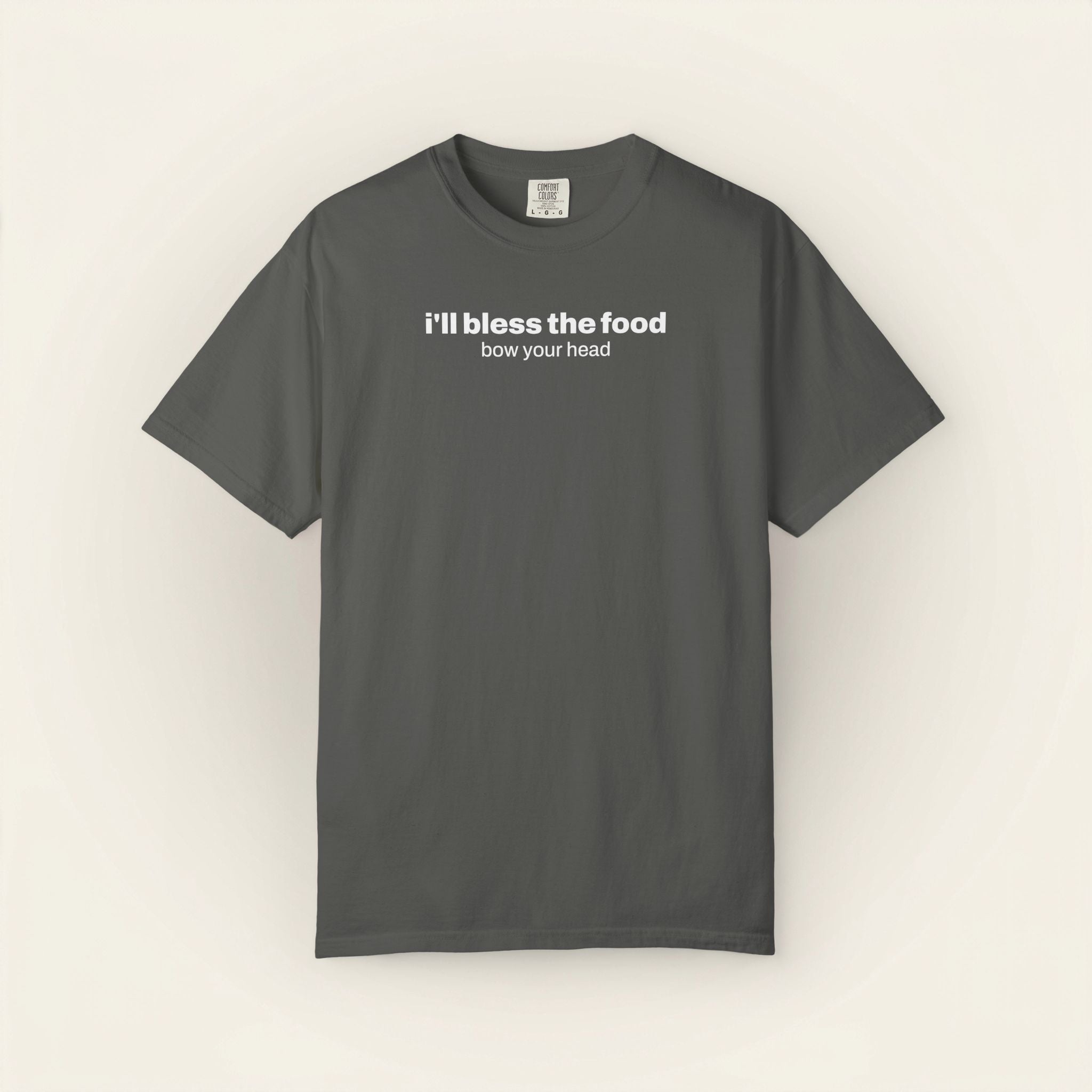 i'll bless the food, thanksgiving cookout t-shirt