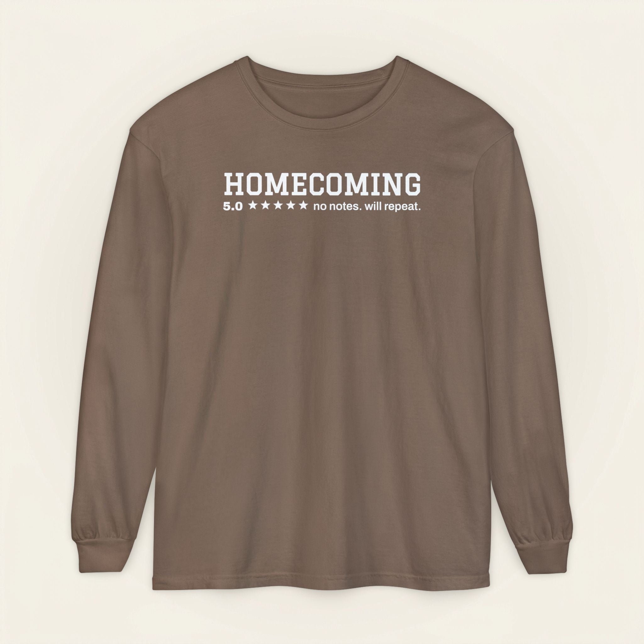 homecoming, five stars no notes, hbcu homecoming long sleeve shirt