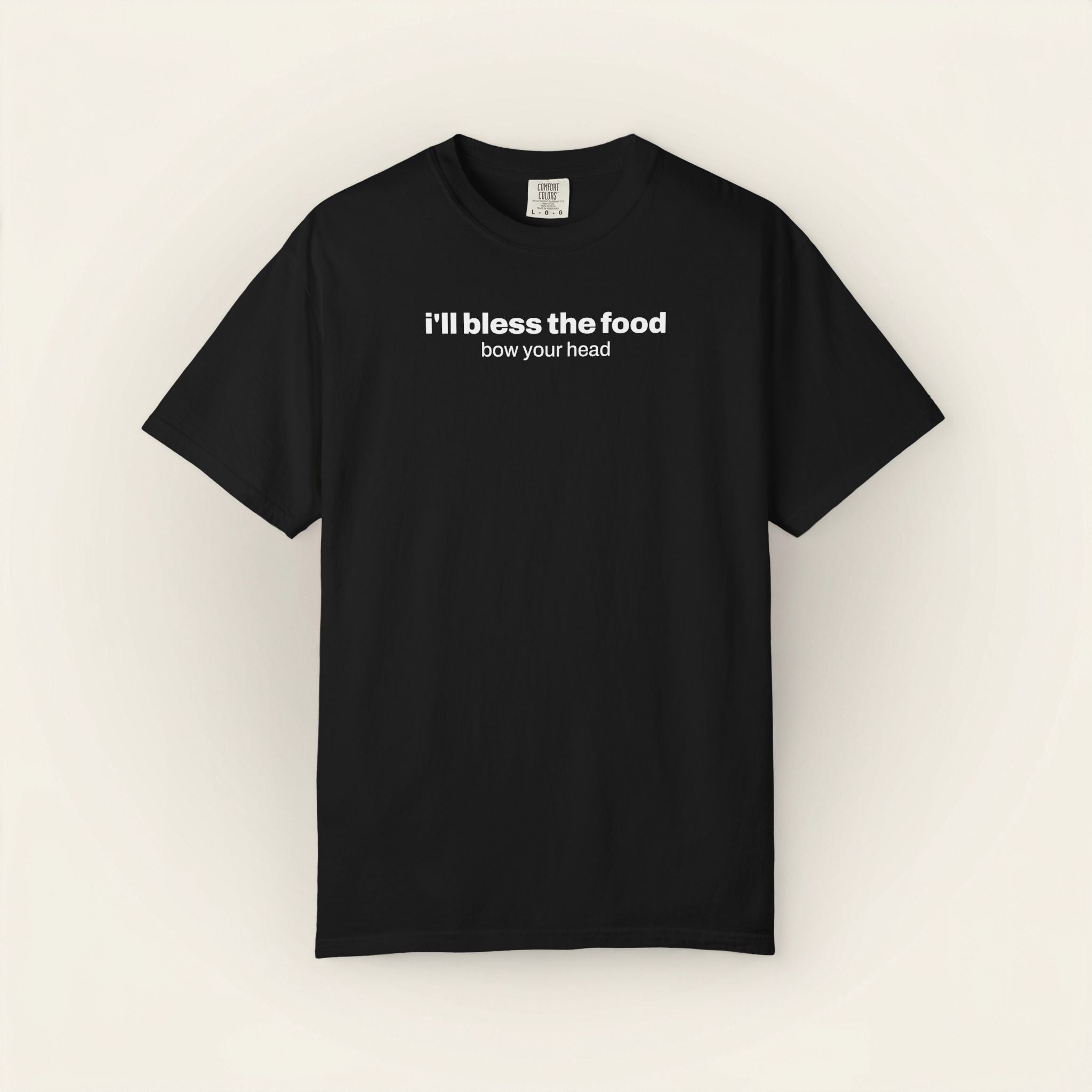 i'll bless the food, thanksgiving cookout t-shirt