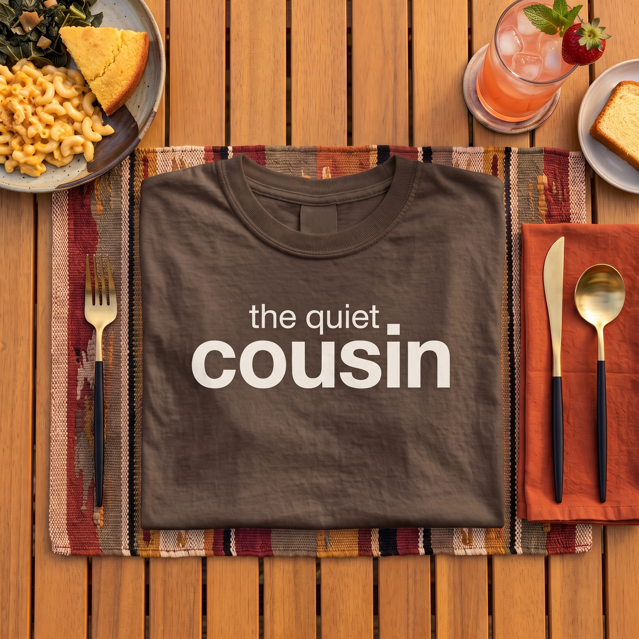 the quiet cousin, garment-dyed heavyweight bbq shirt from bbq blvd
