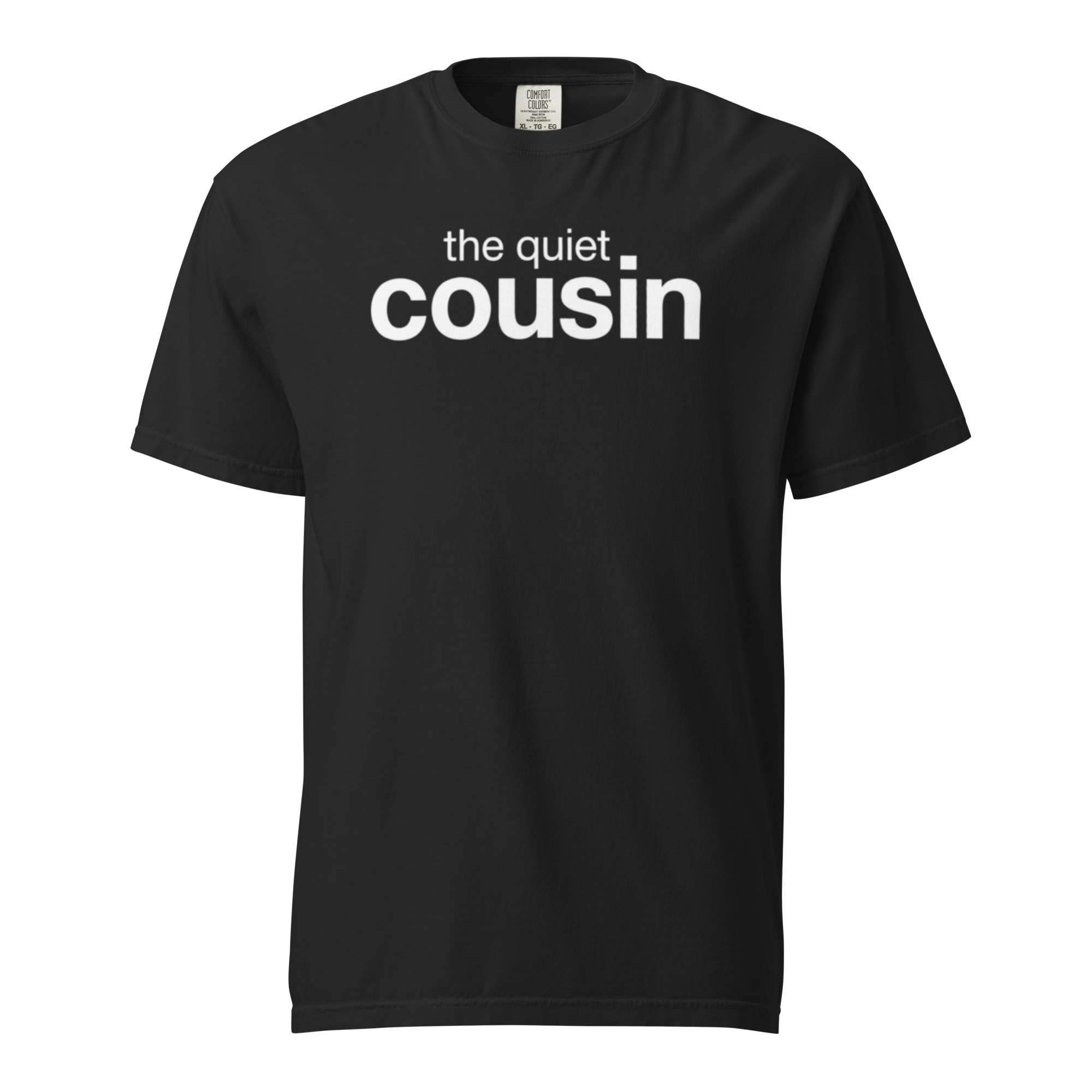 the quiet cousin, black garment-dyed heavyweight bbq shirt from bbq blvd