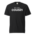 the wild cousin, black garment-dyed heavyweight bbq shirt from bbq blvd