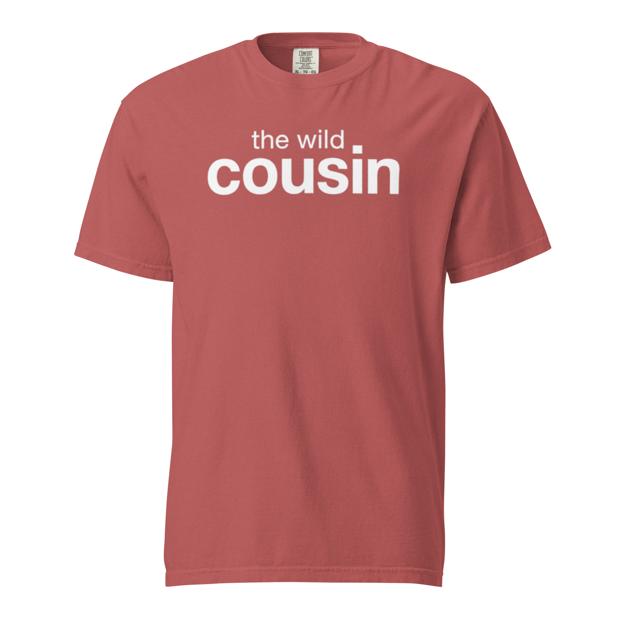 the wild cousin, crimson garment-dyed heavyweight bbq shirt from bbq blvd