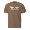 play cousin, espresso garment-dyed heavyweight bbq shirt from bbq blvd