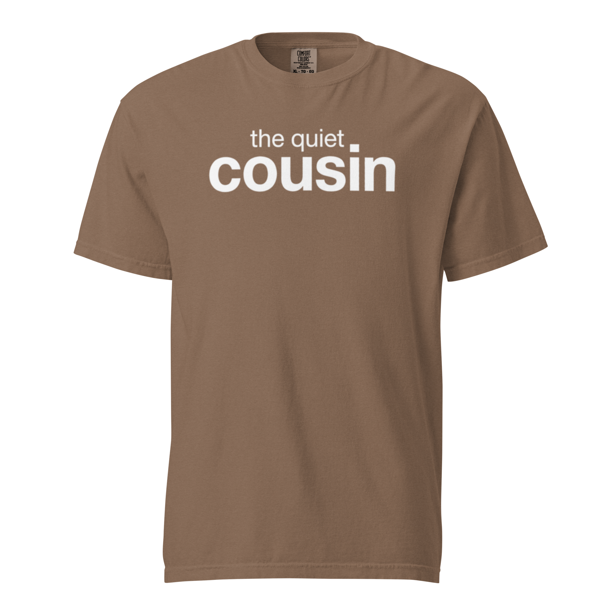 the quiet cousin, espresso garment-dyed heavyweight bbq shirt from bbq blvd