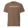 i'm going to dance, espresso garment-dyed heavyweight bbq shirt from bbq blvd