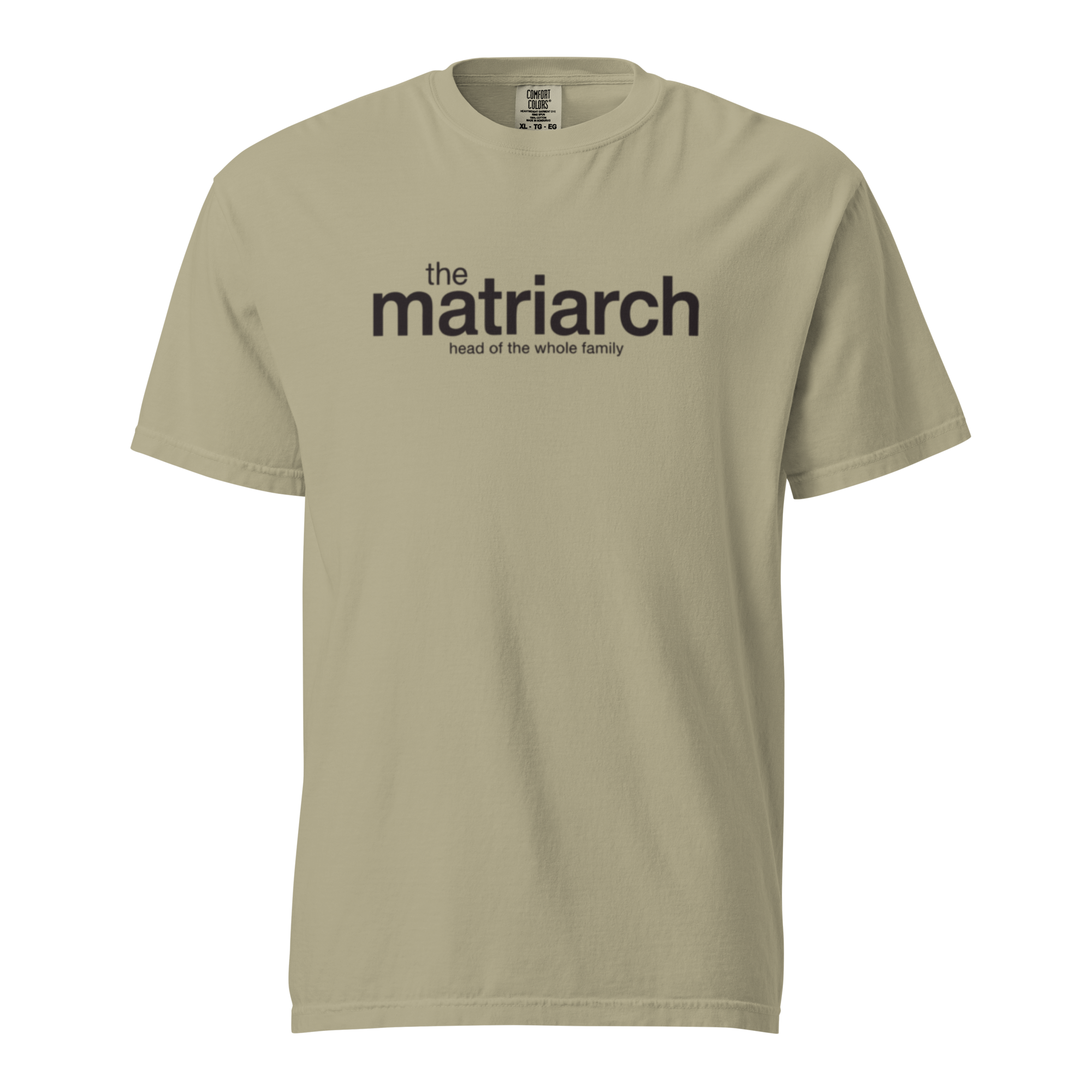 the matriarch, khaki garment-dyed heavyweight bbq shirt from bbq blvd
