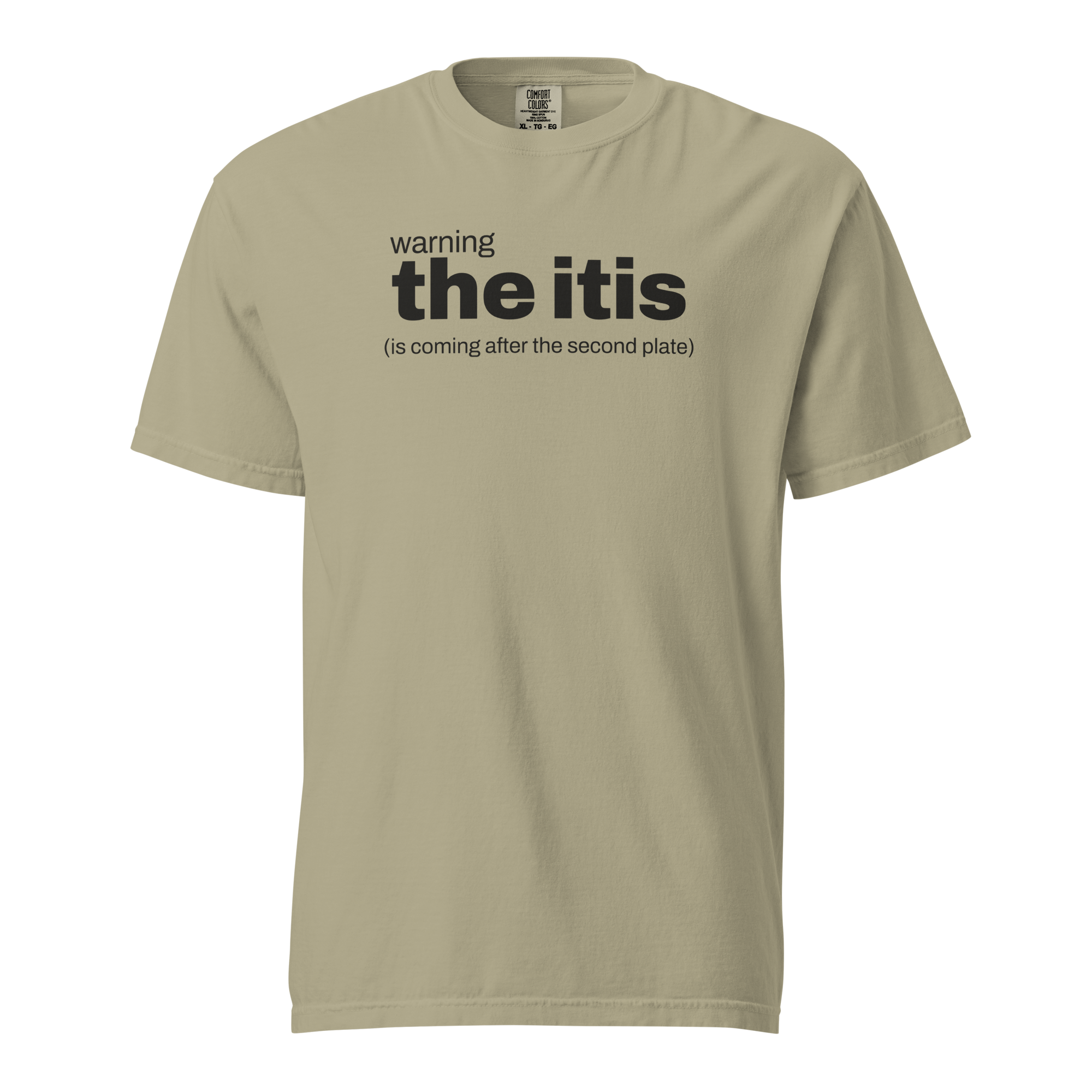 the itis, khaki garment-dyed heavyweight bbq shirt from bbq blvd