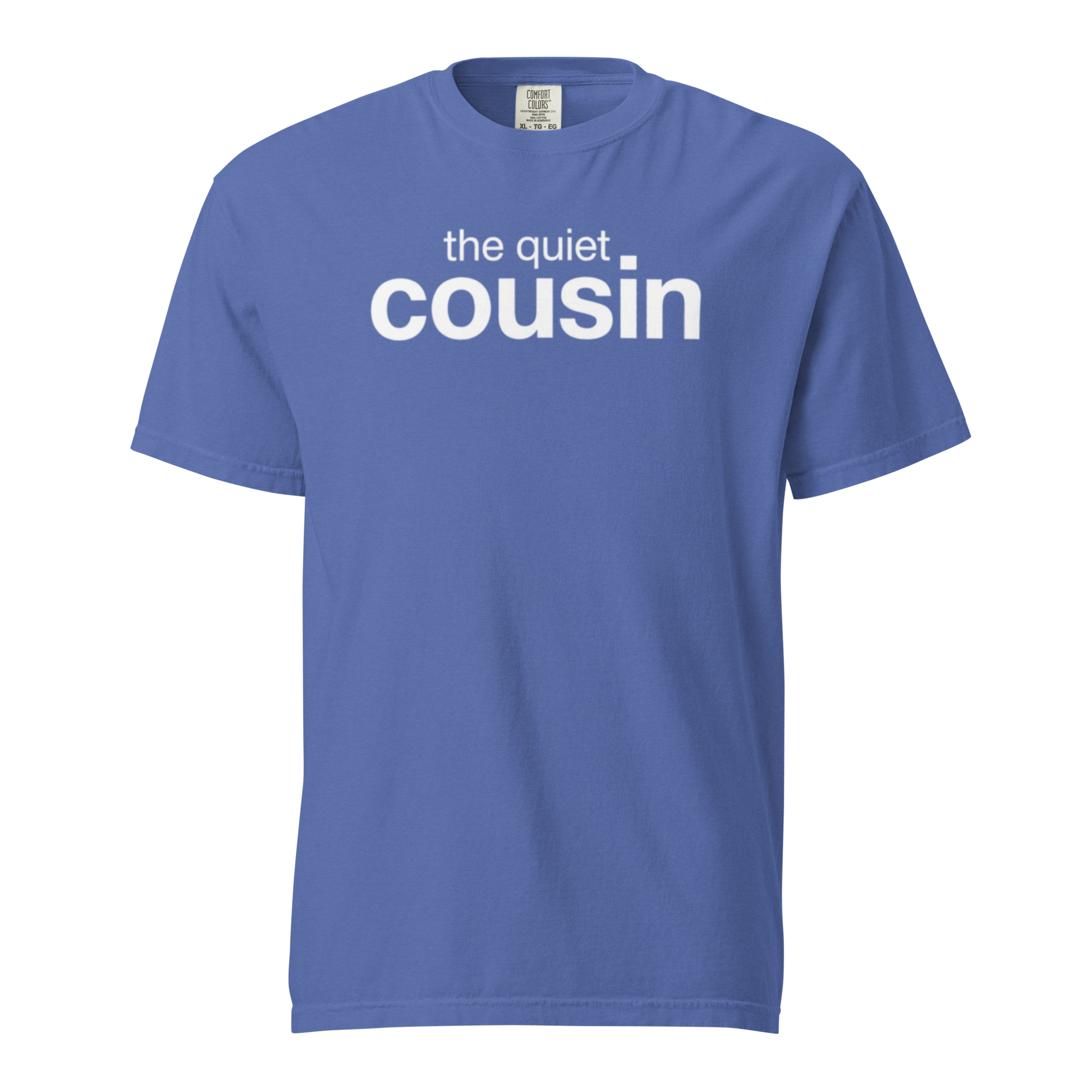 the quiet cousin, mystic blue garment-dyed heavyweight bbq shirt from bbq blvd