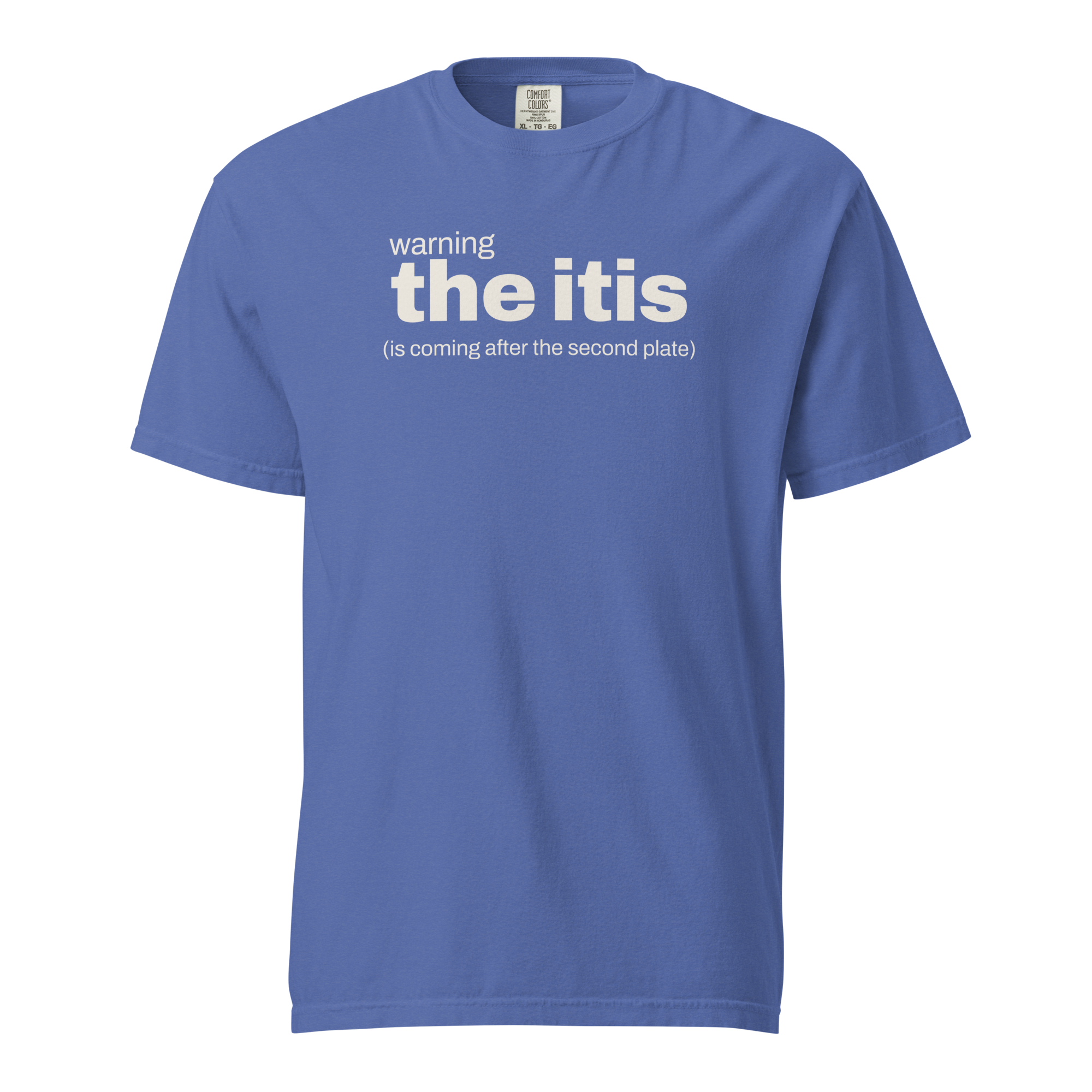 the itis, mystic blue garment-dyed heavyweight bbq shirt from bbq blvd