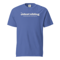 the oldest sibling, mystic blue garment-dyed heavyweight bbq shirt from bbq blvd