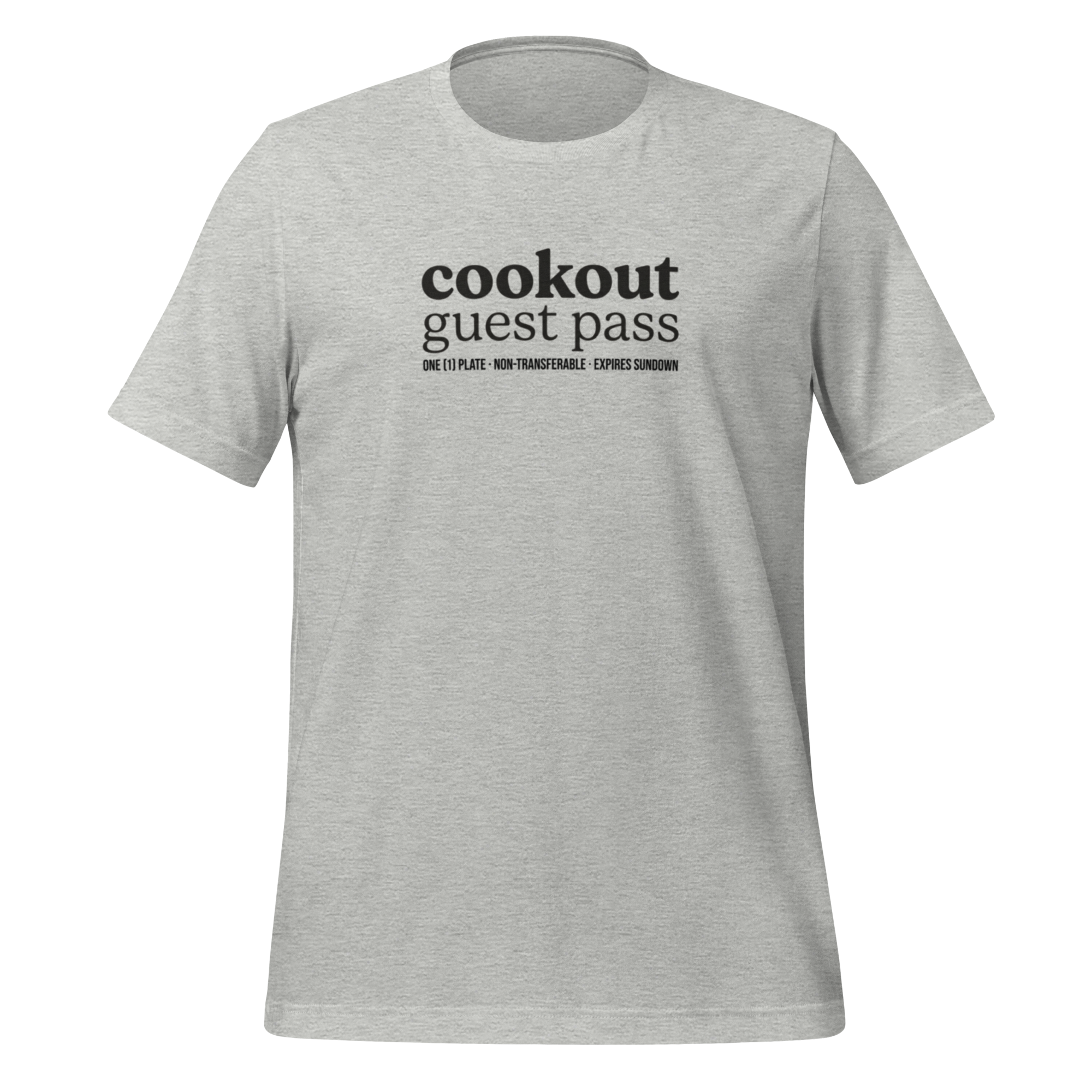 cookout guest pass, garment-dyed heavyweight bbq shirt from bbq blvd