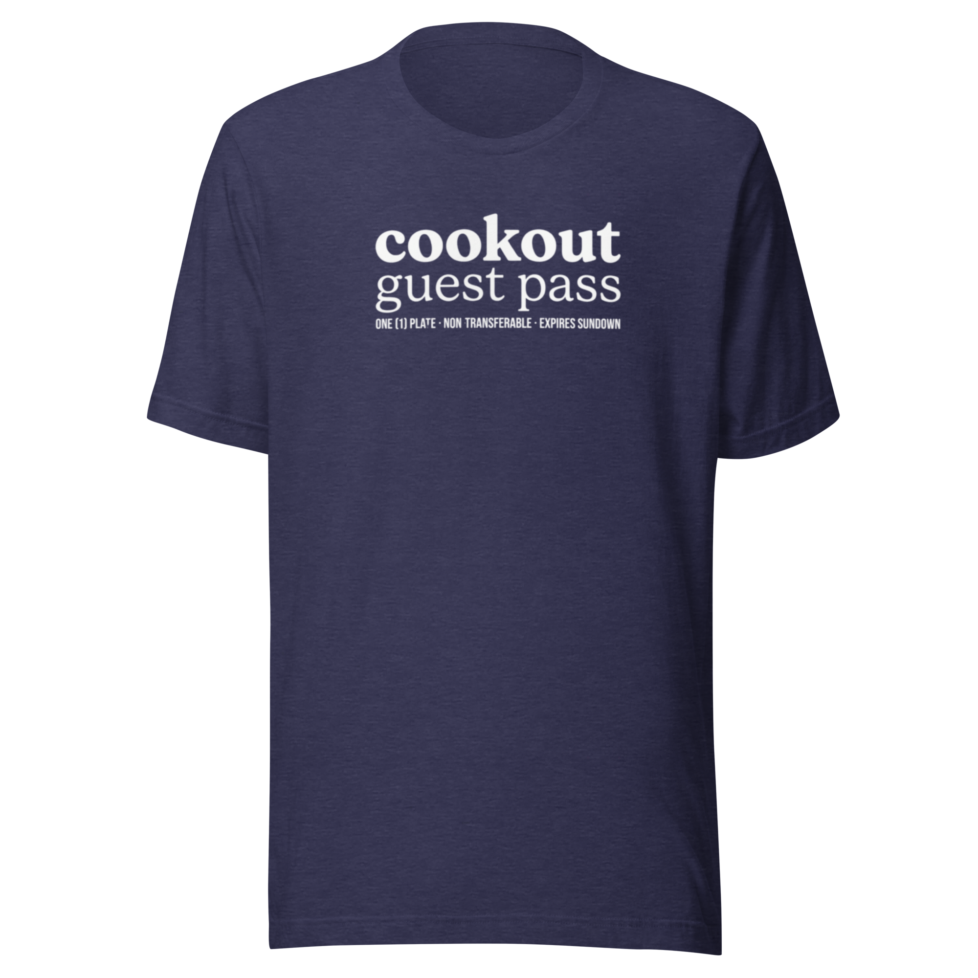cookout guest pass, garment-dyed heavyweight bbq shirt from bbq blvd