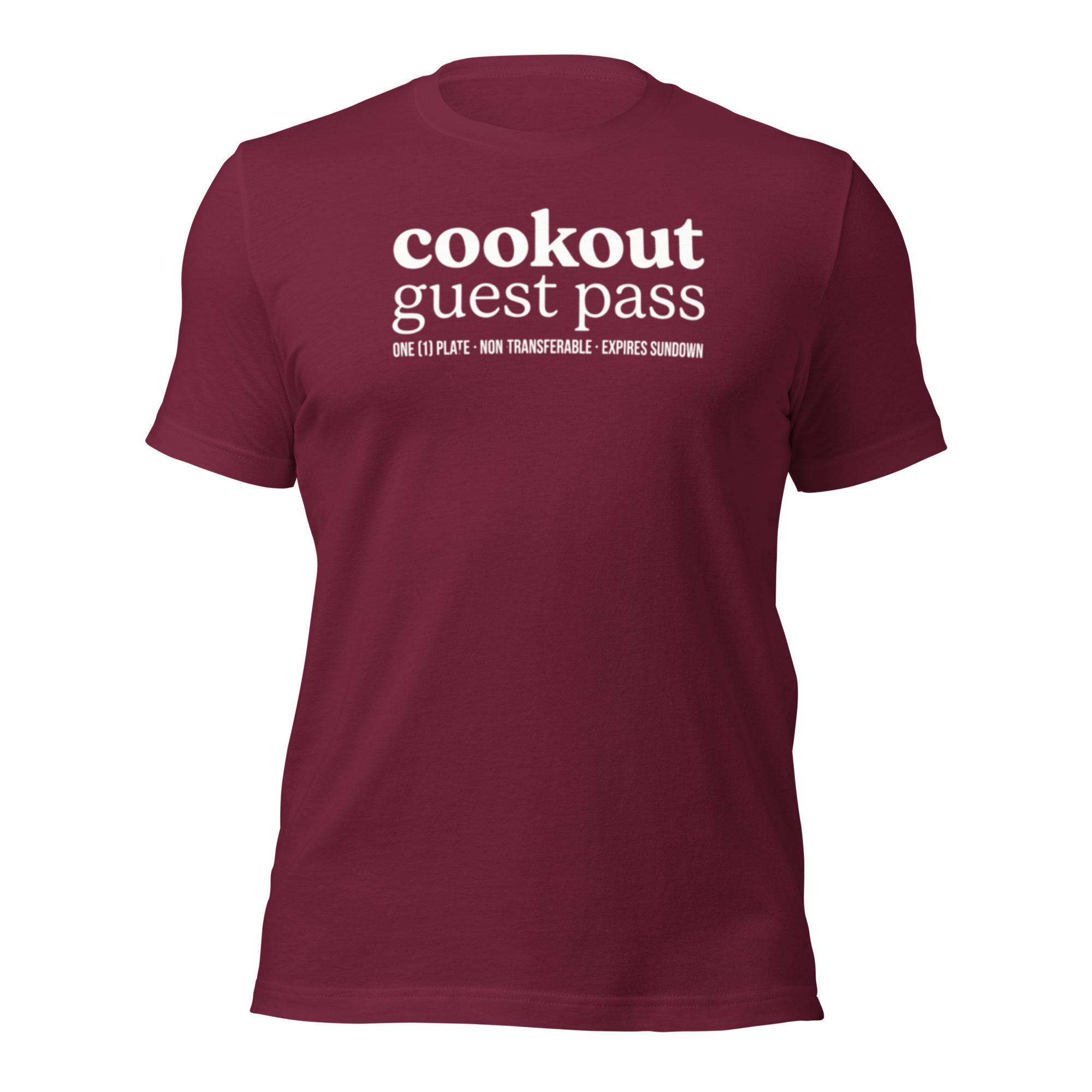 cookout guest pass, garment-dyed heavyweight bbq shirt from bbq blvd