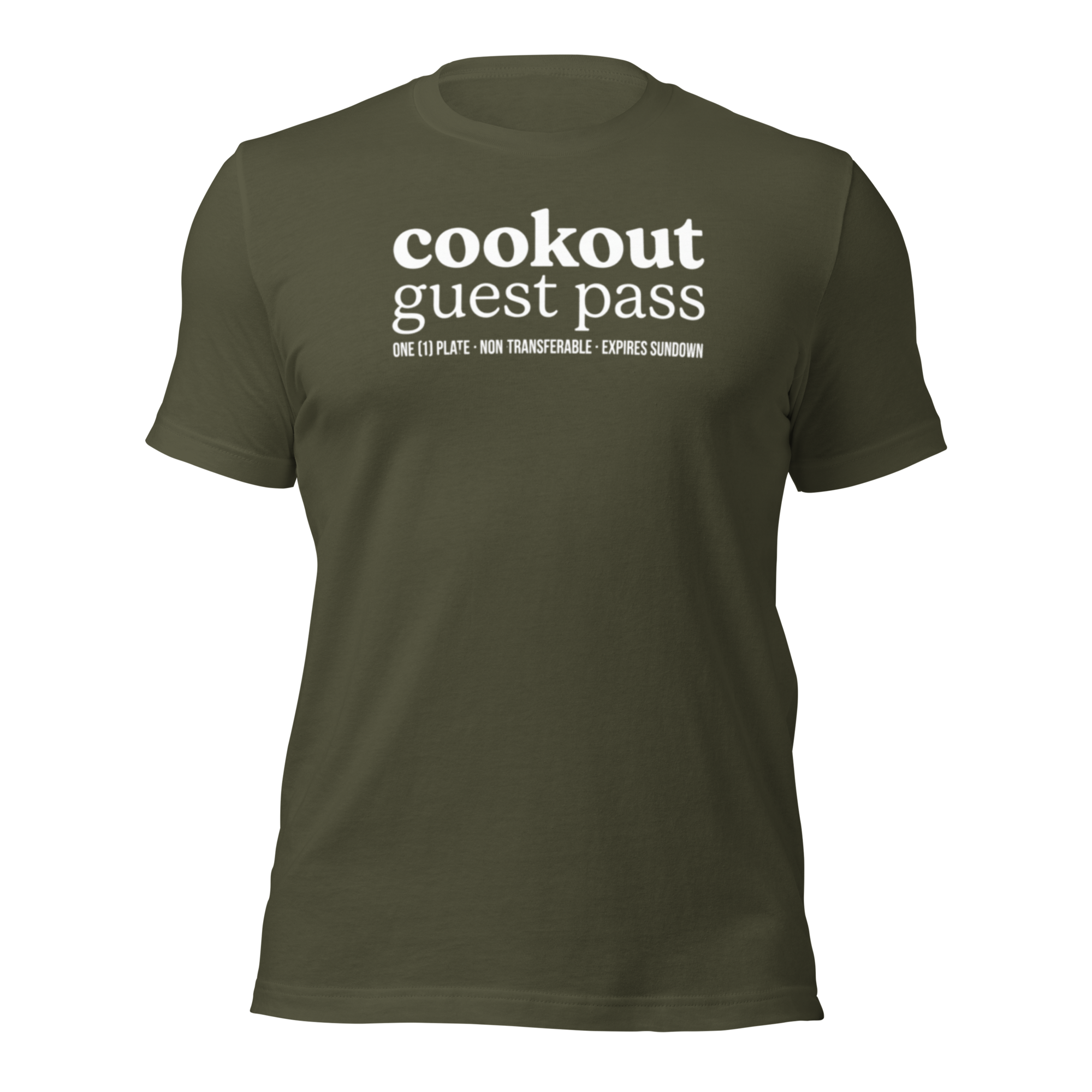 cookout guest pass, garment-dyed heavyweight bbq shirt from bbq blvd